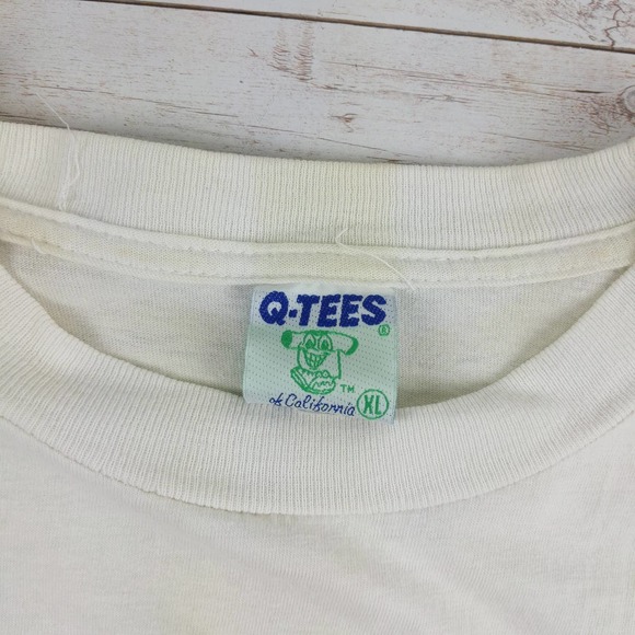 Vintage 1997 Freaknik Atlanta Q-Tees Distressed Single Stitch Tee Shirt XL - Picture 3 of 16